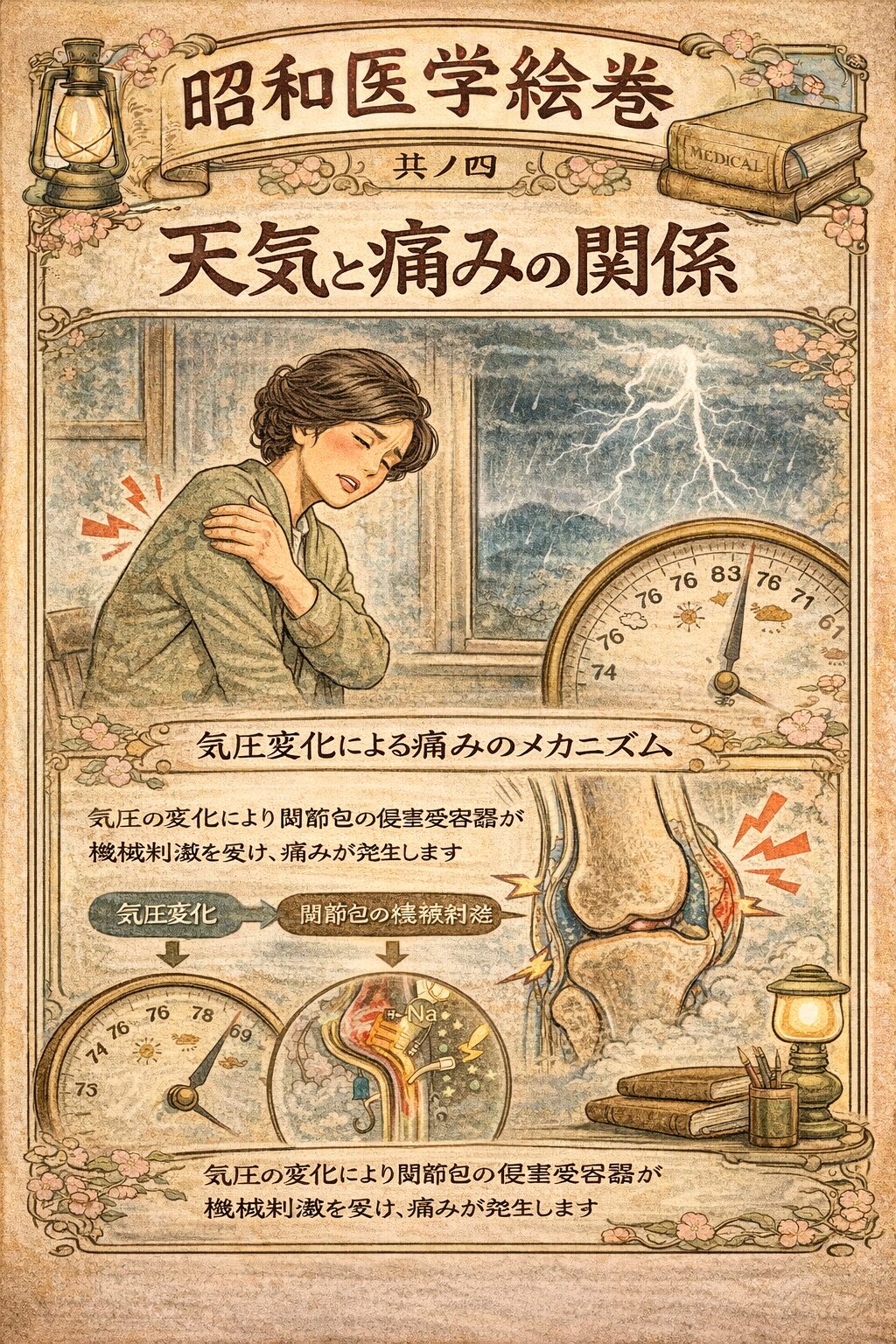 天気と痛みの関係