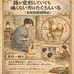 膝が変形していても痛くない方はたくさんいる（変形性膝関節症）