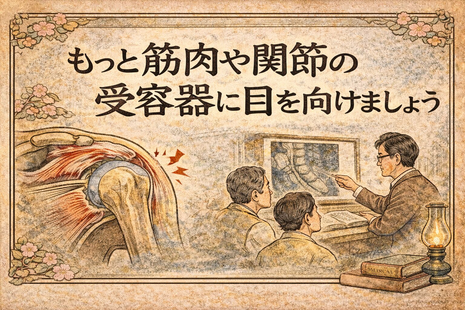 もっと筋肉や関節の受容器に目を向けましょう