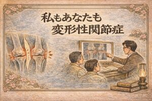 私もあなたも変形性関節症