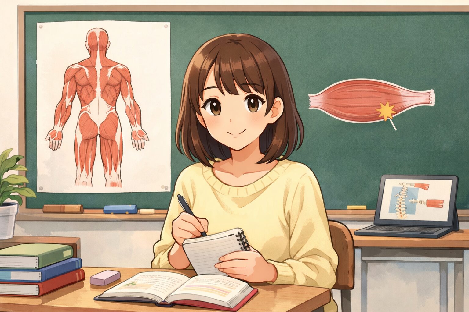 筋肉にも目を向けてみましょう