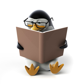 3d rendered toon character - funny penguin