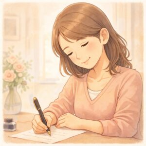 筆圧が強くて、手や肩首がカチカチになっていませんか？