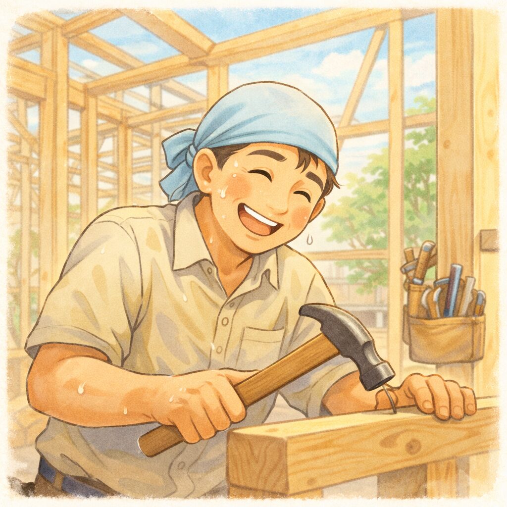 力仕事の後に握力が低下して手がしびれたケース