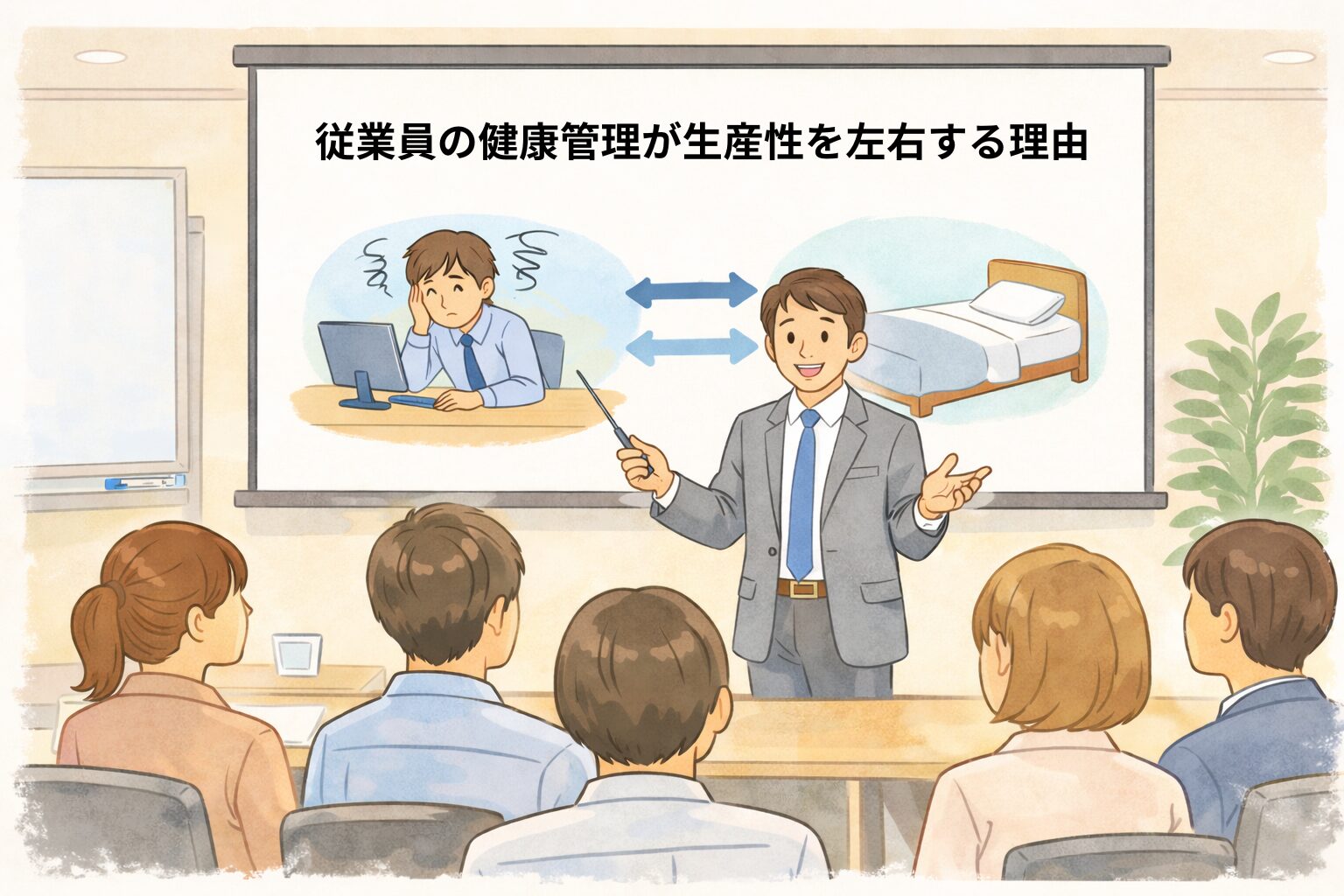 従業員の健康管理はなぜ必要か?痛みと生産性の関係を臨床視点で解説