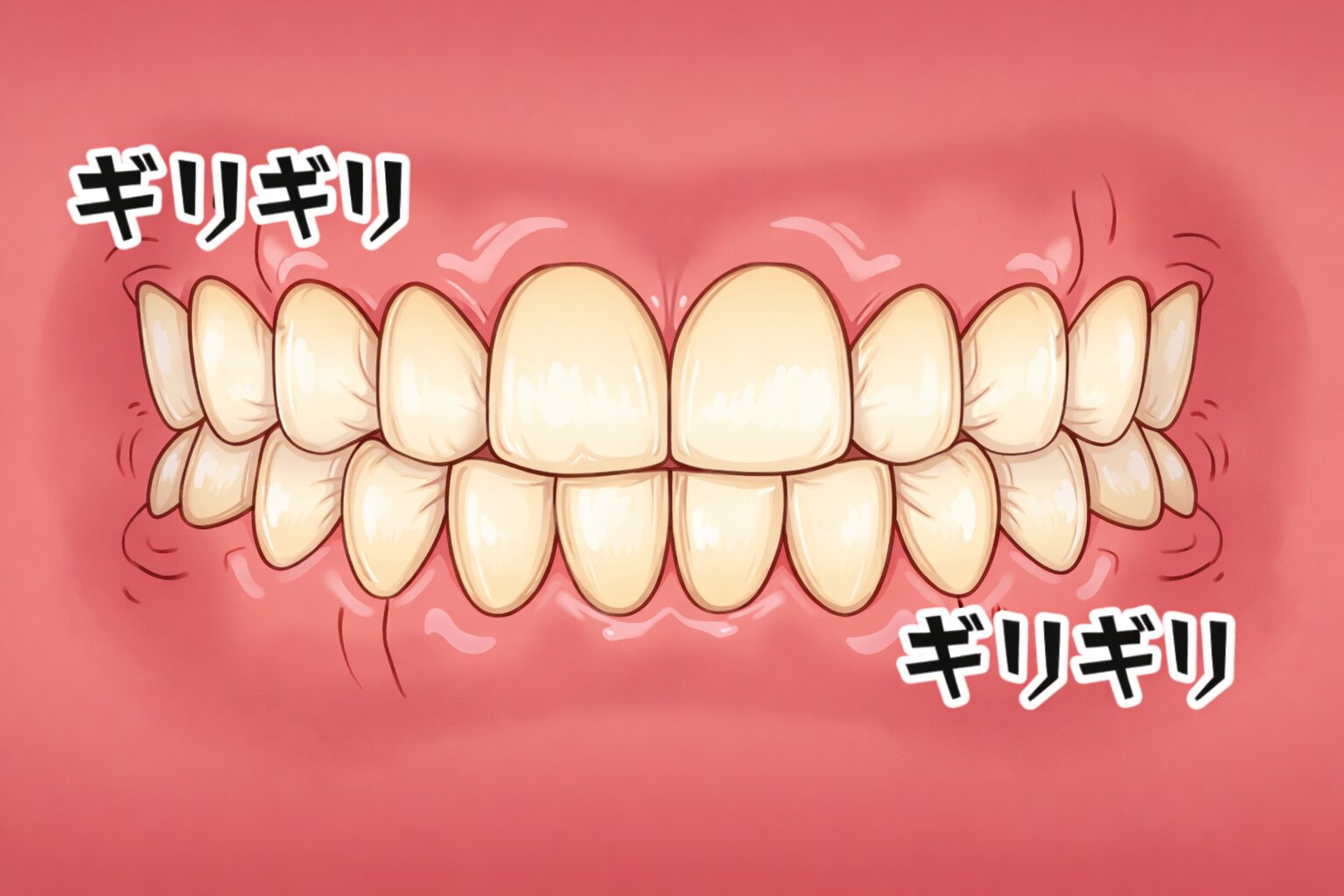 歯の食いしばりと痛み