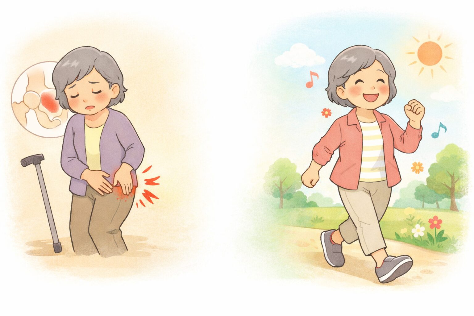 変形性股関節症の症状と治療｜痛みの原因と“正しく動かす”ための基礎知識