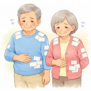 湿布の貼り過ぎで胃潰瘍？湿布も全身に作用するお薬です