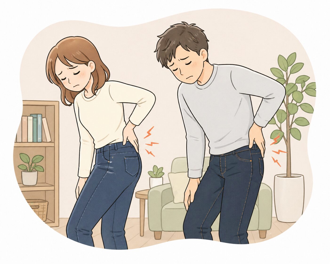 きついデニムでぎっくり腰になる理由｜“関節センサーの誤作動”という視点