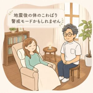 地震のあとに首肩や腰がつらくなる理由｜体が警戒モードになるとき