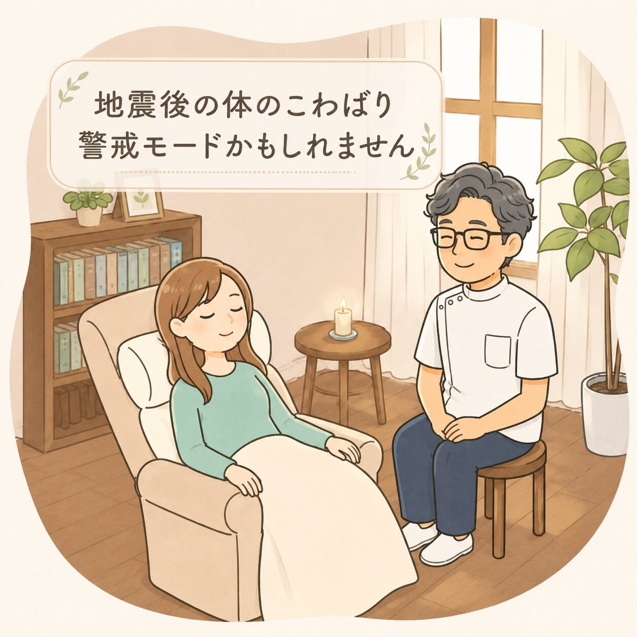 地震のあとに首肩や腰がつらくなる理由｜体が警戒モードになるとき