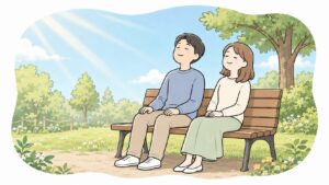 晴れた日は、日光浴をしましょう｜痛みと日光浴の関係