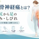 坐骨神経痛とは？お尻から足の痛み・しびれと筋膜性疼痛症候群（MPS）｜蓮田市のおおしま接骨院